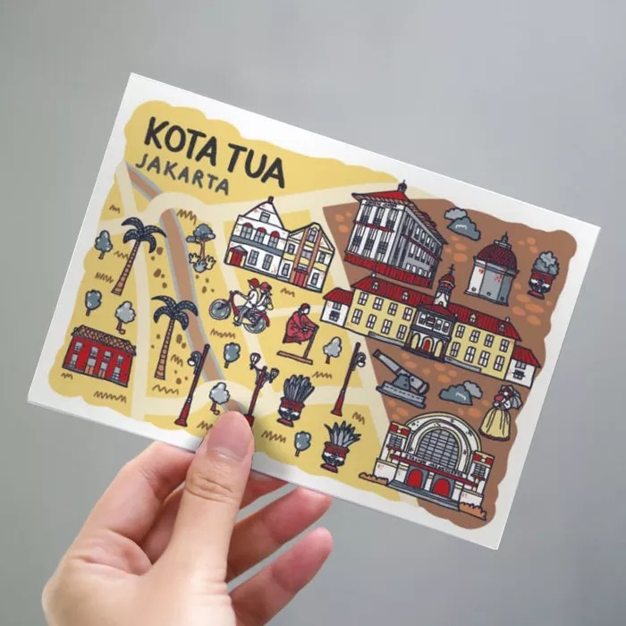 

Kota Tua Postcard by Lestari - Kartu Pos Ilustrasi SALE