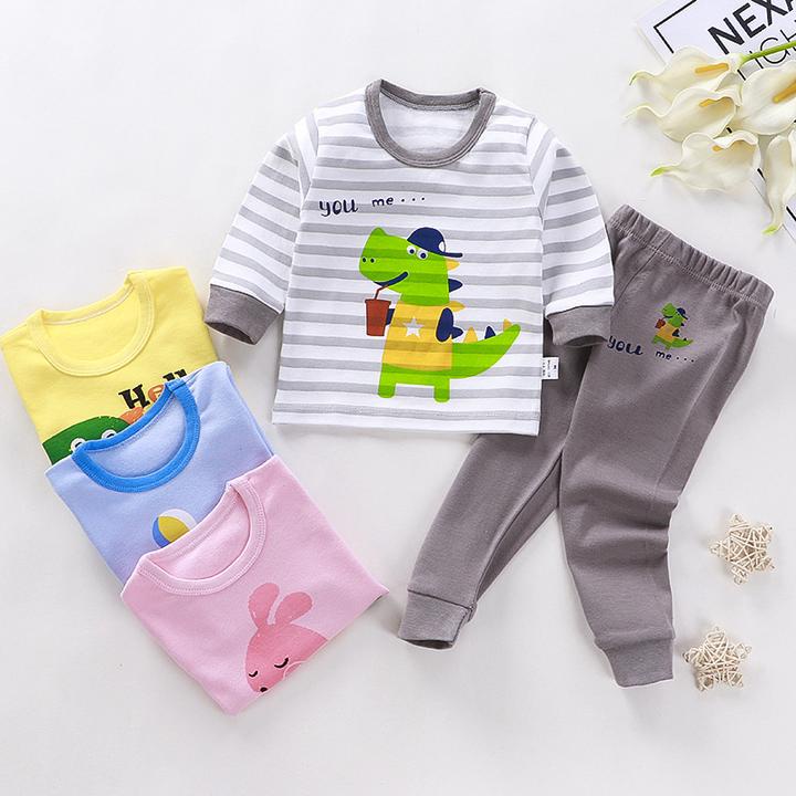 PIYAMA KAOS IMPORT BAJU TIDUR ANAK LENGAN PANJANG BAHAN PREMIUM