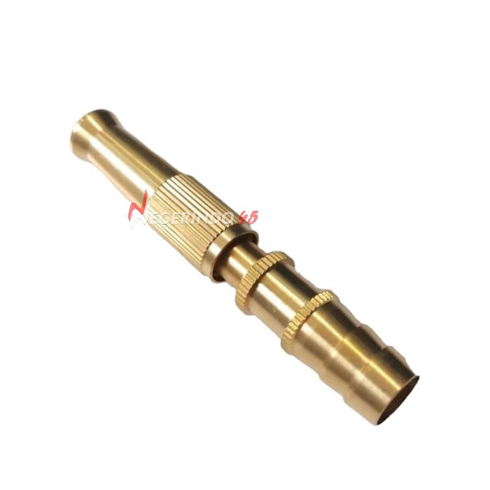 SEMPROTAN AIR LURUS 1/2&quot; KUNINGAN HOSE NOZZLE UNTUK SELANG AIR 5/8&quot;