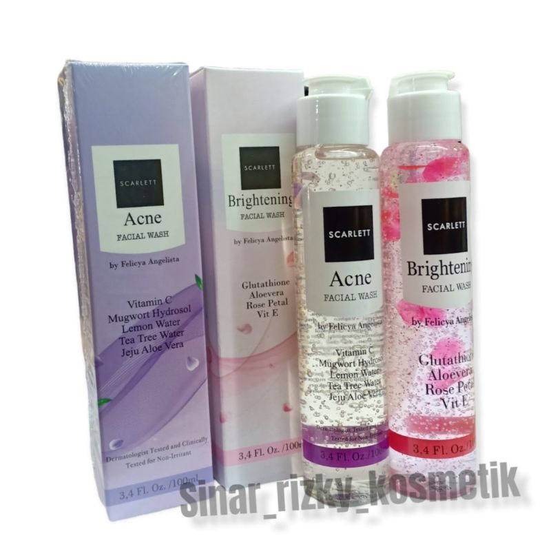 SCARLETT // FACIAL WASH WHITENING 3,4 FL. 0z // 100.ml