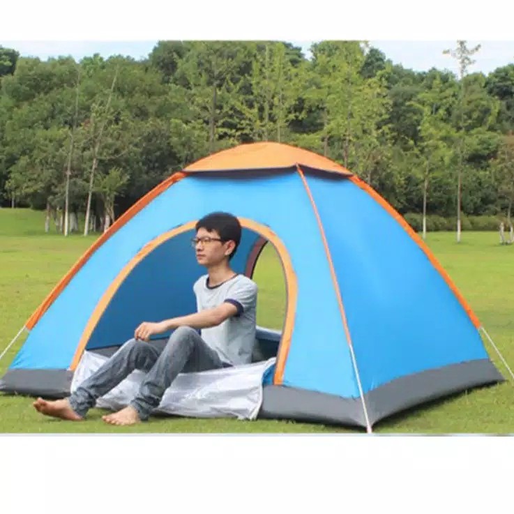 Tenda Camping Gunung - Tenda Dome Out Door Camping Camo 2-4 Orang Ukuran 200 x 200 cm