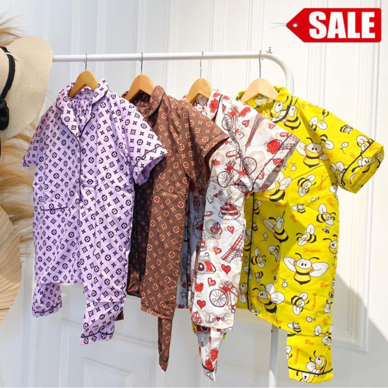 Piyama karakter lengan panjang / lengan pendek