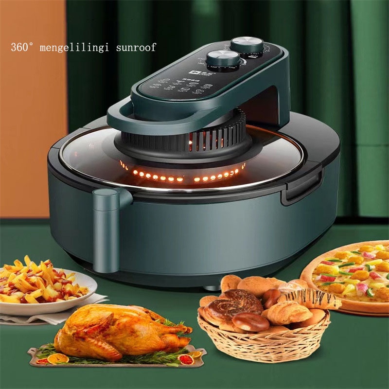 Air Fryer  visualisasi Kapasitas tinggi Low power 1100 watt Mesin Penggorengan Tanpa Minyak Anti Lengket