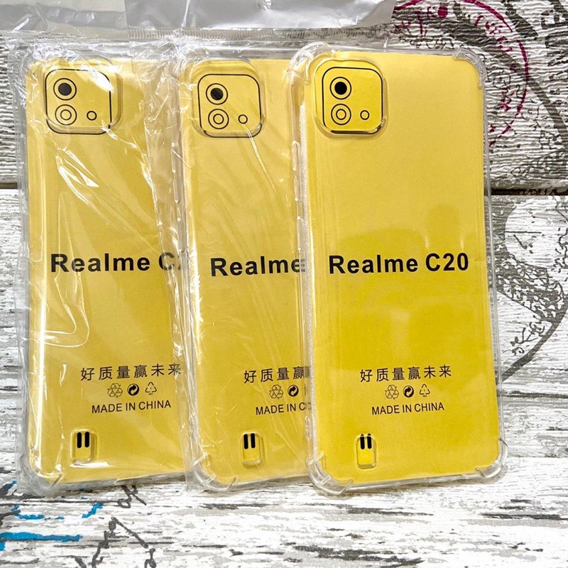 REALME C31 C35 C20 C30 Anticrack Softcase / Anti crack Bening silikon Tpu