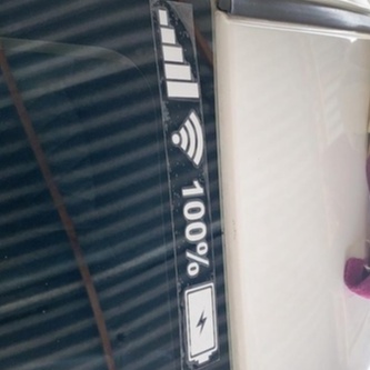 Siker Viral Baterai Wifi Sinyal HP Phone Viral Cutting Sticker Mobil Motor