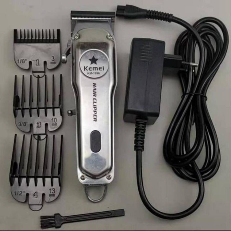 Alat Cukur Rambut Kemei KM-1996 // Rechargeable Hair Clipper // Cukuran Rambut / Hair Trimmer Shaver