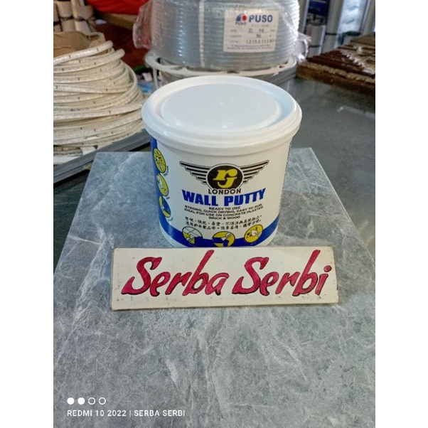 (1KG RJ LONDON) Dempul penutup retak dinding Wall Putty