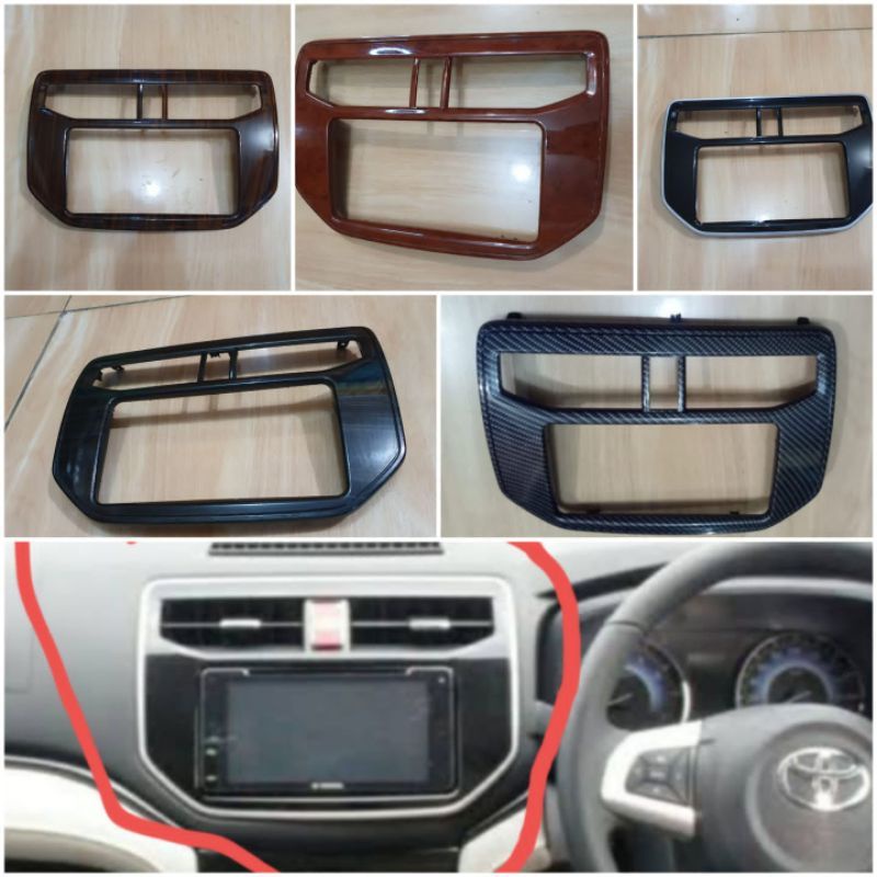 FRAME PANEL TAPE AUDIO MOBIL ALL NEW RUSH TERIOS 2018-2020