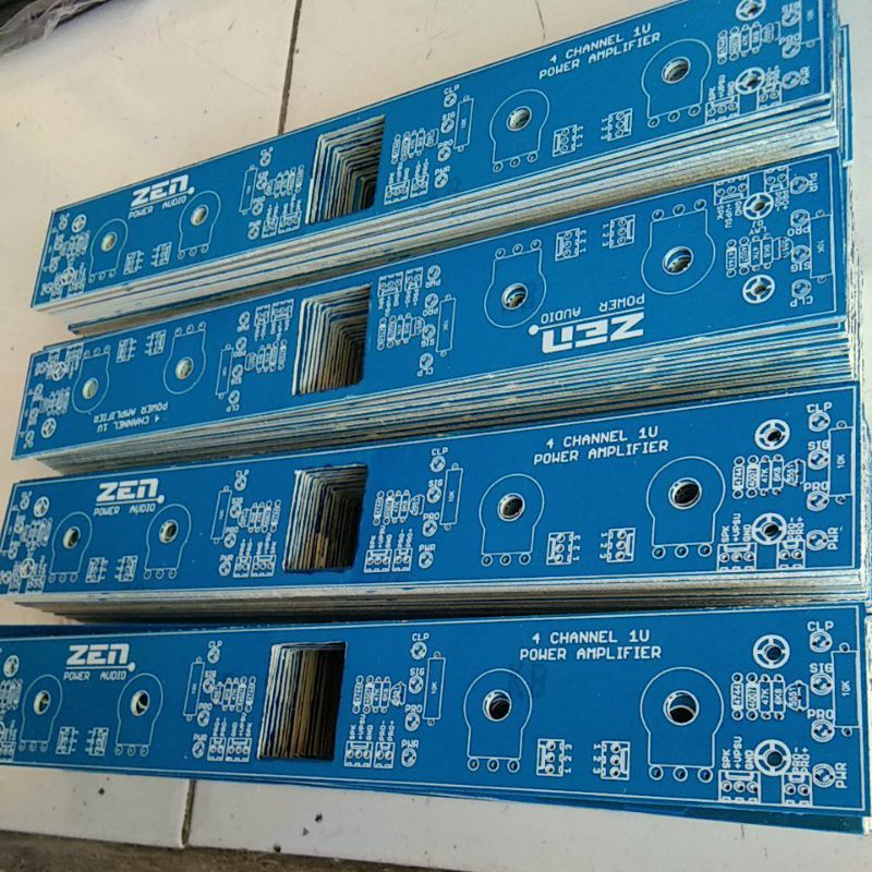 Pcb panel depan bok 1u 1,5u 4channel