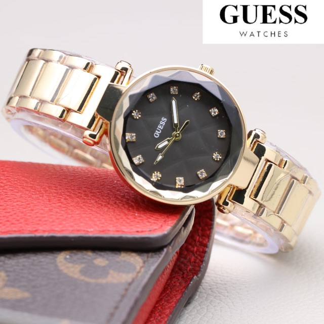 TERMURAH!! Jam tangan wanita guess kaca bling-bling kualitas premium