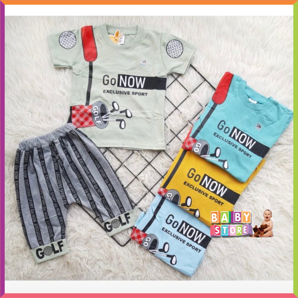 ❤ FashionBabies ❤ SETELAN CELANA JOGGER BAYI LAKI-LAKI / BABY BOY PANTS TEE ALLSIZE