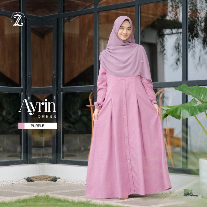 AYRIN DRESS SET KHIMAR ZALONA STORE