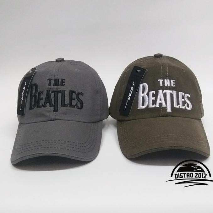 Original# Topi The Beatles Baseball - Hijau Army