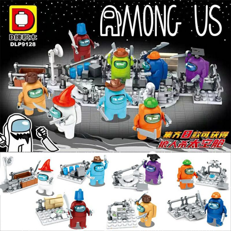 Mainan Anak Lego Brick Block Minifigure Figure Game Among Us As AmongUs AmongAs 1 Set