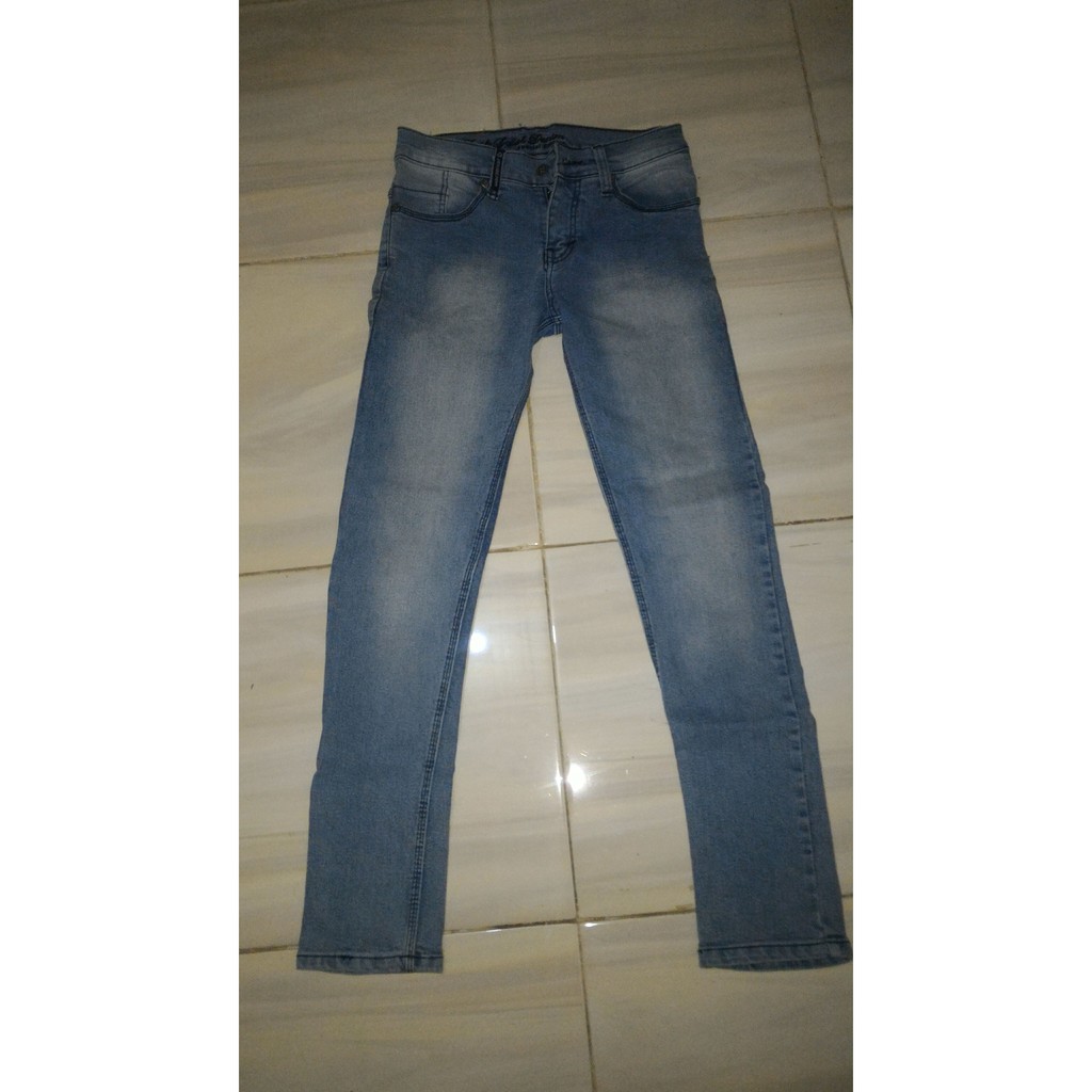 Celana Panjang Jeans Denim Slim Fit Zack Label Denim