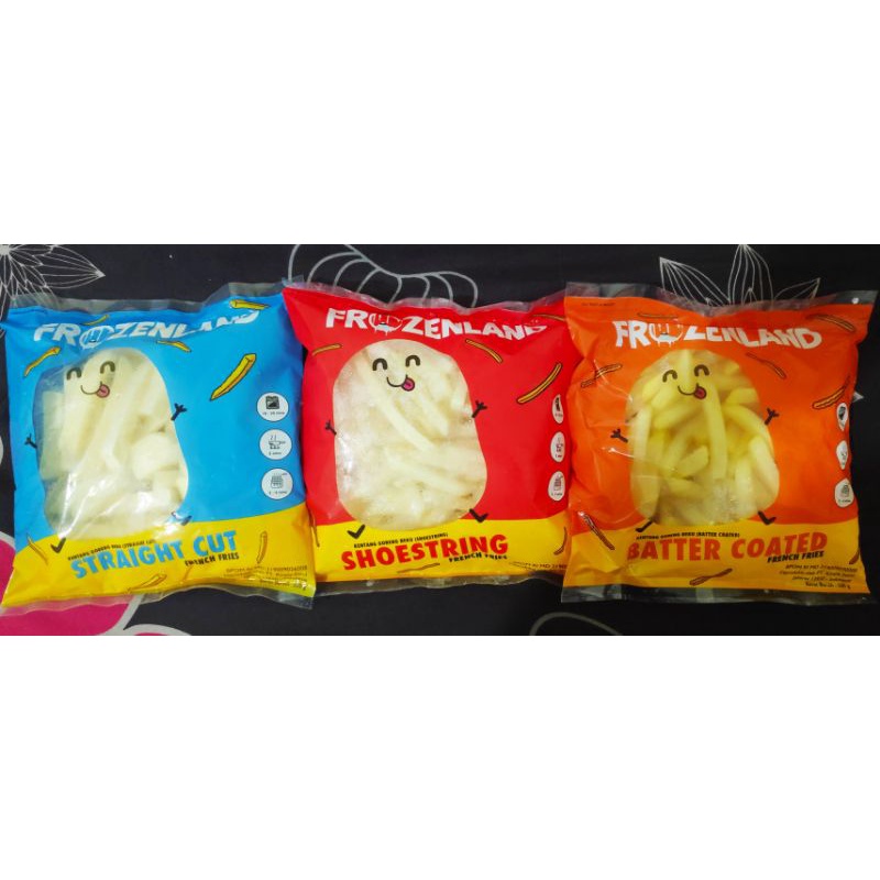 

Kentang Goreng Beku Frozenland 500g - 3 varian