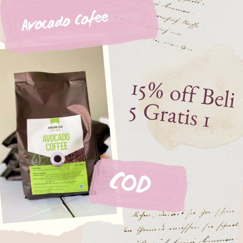 

Bubuk Minuman-Serbuk Minuman Instan Rasa Avocado Coffee/Drink Powder Instan Kemasan 500 Gram
