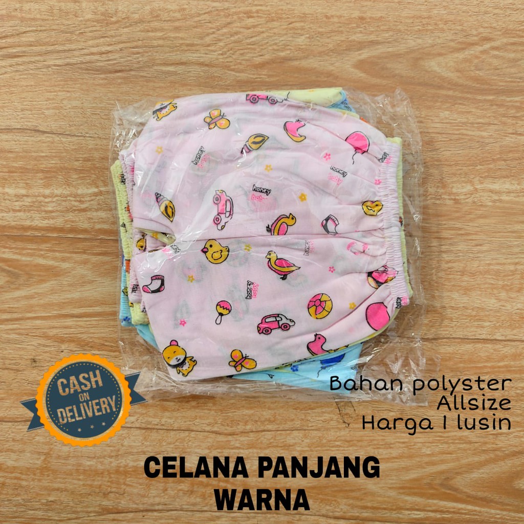 1 LUSIN (12 pcs) Celana bayi panjang perlengkapan bayi lahir