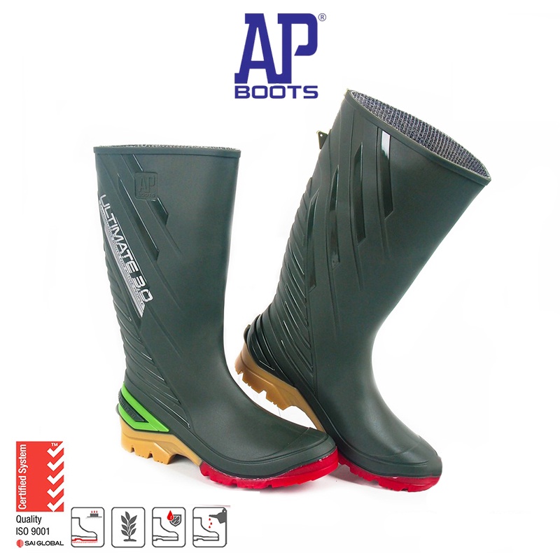 AP Boots 2015 ULTIMATE GREEN / Boot Hijau Panjang