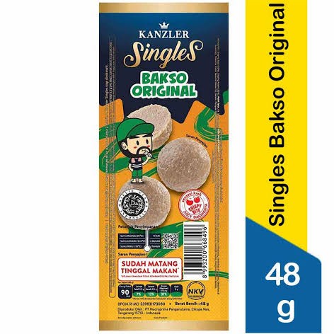 

Kanzler Singles Bakso Original 48gram