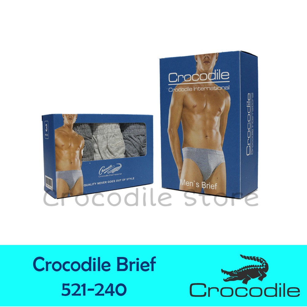 Celana Dalam Crocodile Artikel 521-240 (3 Pcs in Box)