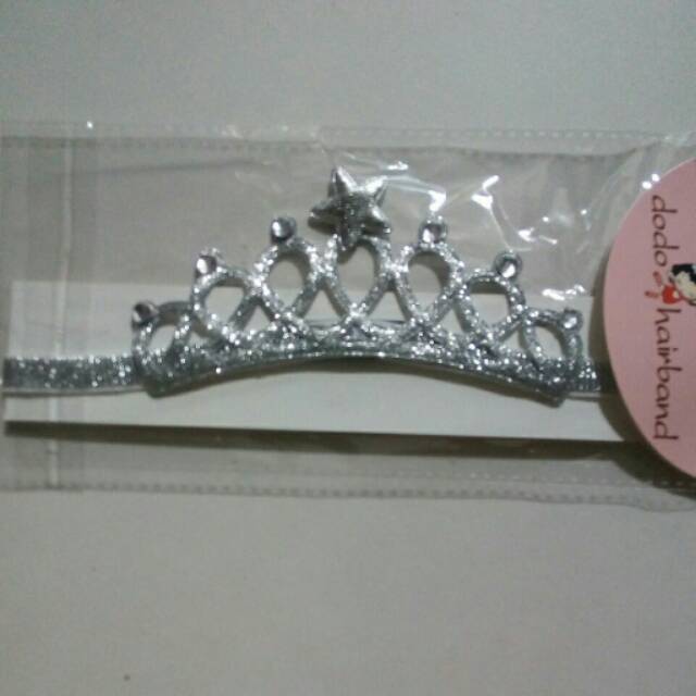 ,Bandana bayi elastis mahkota tiara