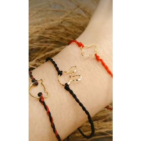 Gelang Tali Plintir emas asli kadar 375%