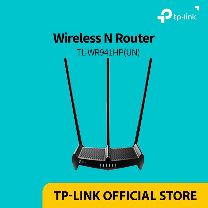 TP-LINK TL-WR941HP 450Mbps High Power Wireless N Router - Black