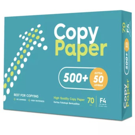 

KERTAS HVS COPY PAPER 70 GRAM F4 550 LEMBAR