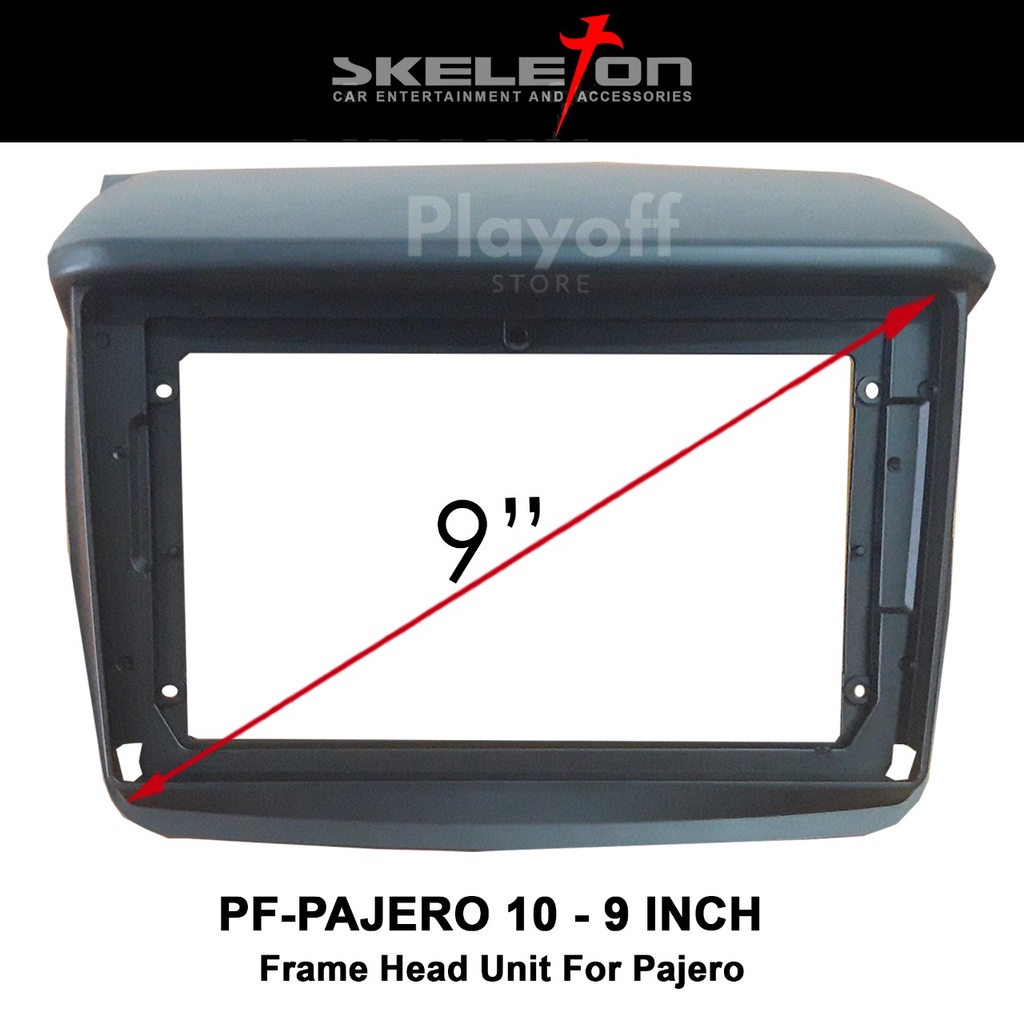 Frame Head Unit 9 Inch Mobil Pajero 2010 up Android Skeleton
