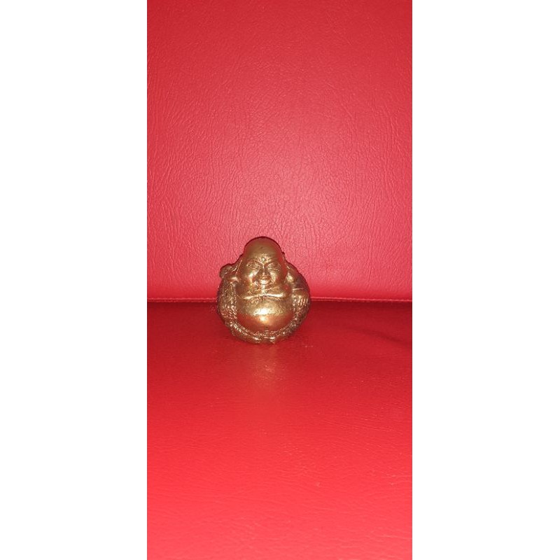 Patung Buddha Maitreya Milek Fo Happy Buddha dari Perunggu