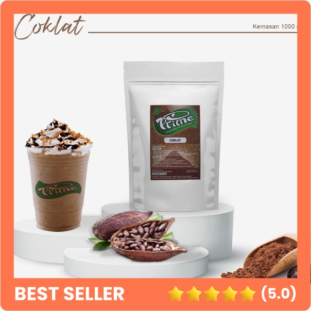 

BEST SELLER Bubuk Minuman COKLAT / CHOCOLATE Powder 1000g - PRIME Drink - POWDER DRINK