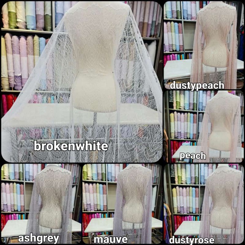 KAIN BROKAT SANTILY / SANTILY KERATON / SANTILY MURAH / PABRIK SANTILY / KEBAYA SANTILY / SEMI FRANC