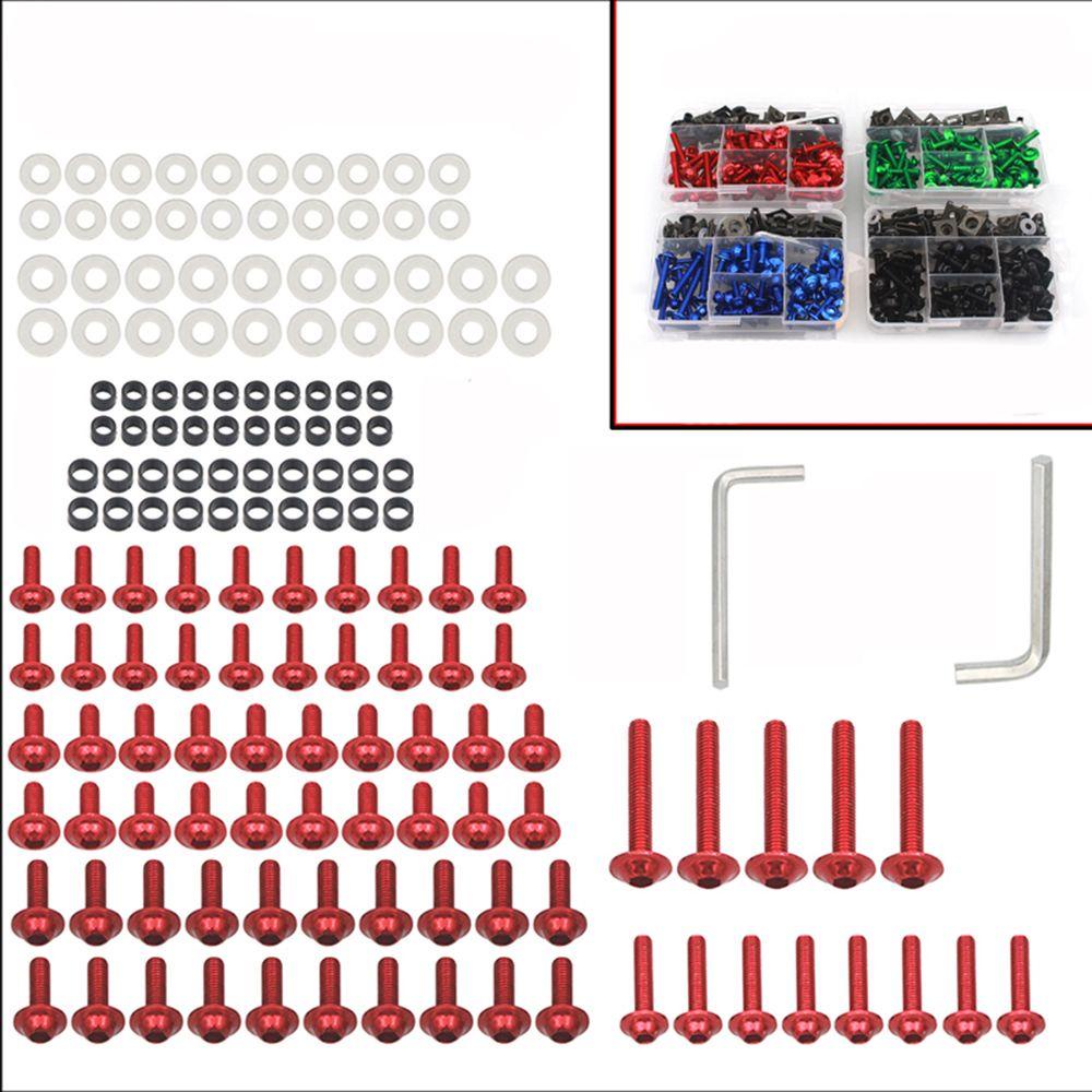 Populer 158pcs Sekrup Baut Fairing Sekrup Baru Mur Kit CNC Motor Screw