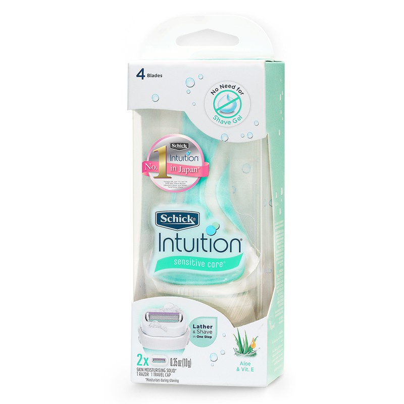 Schick Intuition Kit Sensitive Care Alat Cukur Wanita Shopee Indonesia