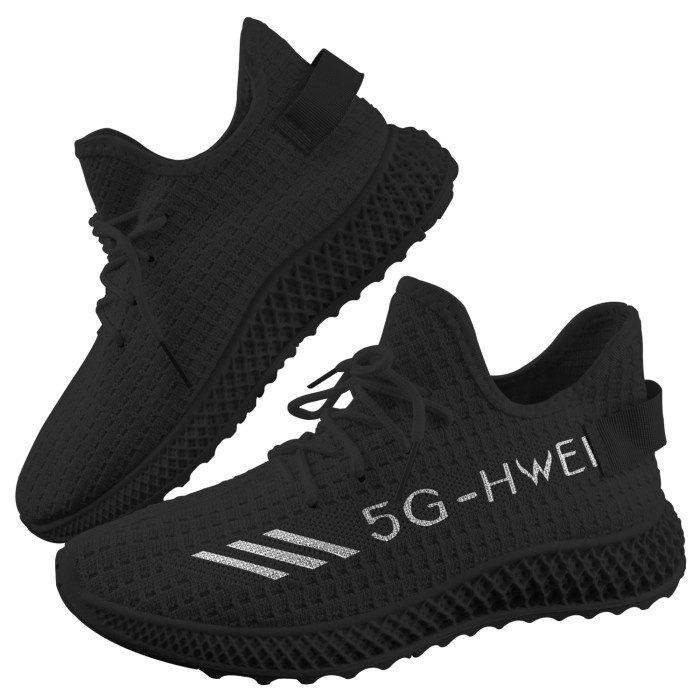 Sepatu Sneakers Wanita Casual Import Trendy Slip On - 5G HWEI - Hitam, 37