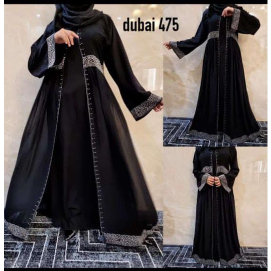 Abaya Gamis Syari Fashion Muslim Dubai 475 By Arabian Official