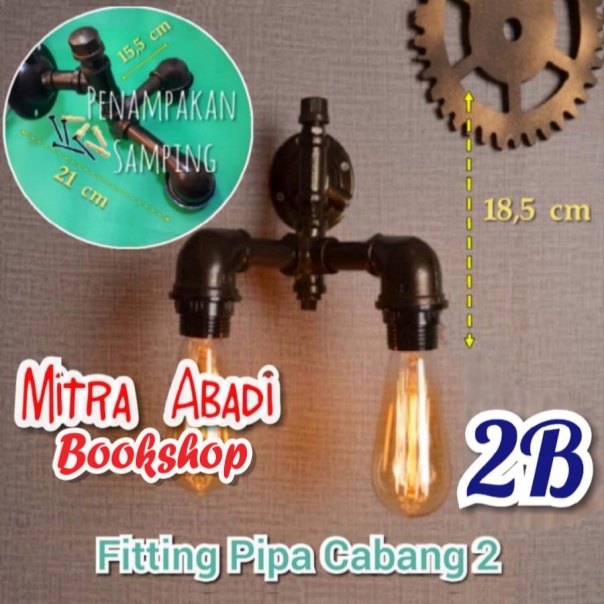 Fitting Lampu E27 - FITTING PIPA AIR II VINTAGE ANTIQUE DECORATION