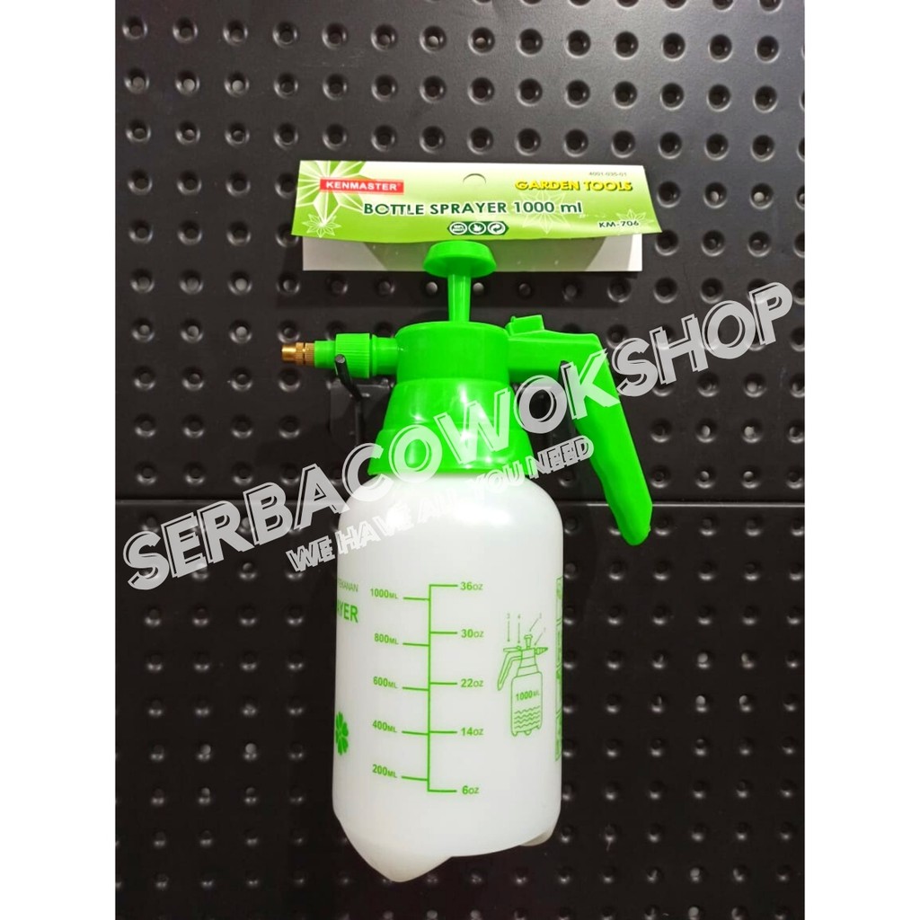 Kenmaster Botol Sprayer 1000 ml KM-706 Semprotan Pompa Burung Serbaguna Termurah Berkualitas