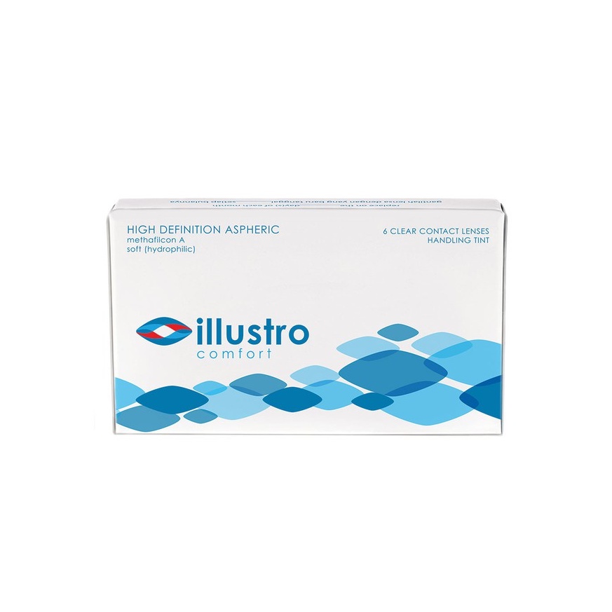 Illustro Comfort 3 pasang Softlens bening