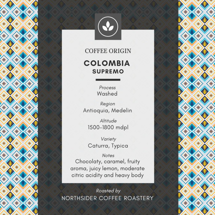 

Ds0Ds1D Biji Kopi Arabika Colombia Supremo Washed - 250Gr Northsider Coffee - Biji Kopi Ds20X11