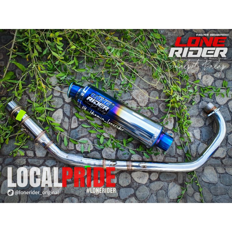 Knalpot LR Lone Rider Original - ME - Middle End Slencer Sanblast OCB - OLD CB150R - CBR 150R OLD