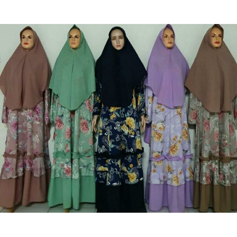 gamis bunga sakura
