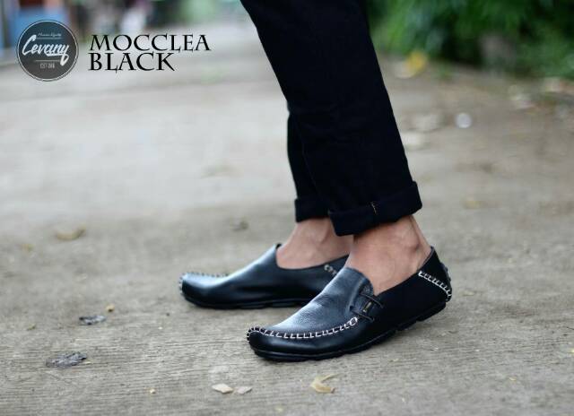 SALE 40% !  SEPATU SLIPON KULIT PRIA