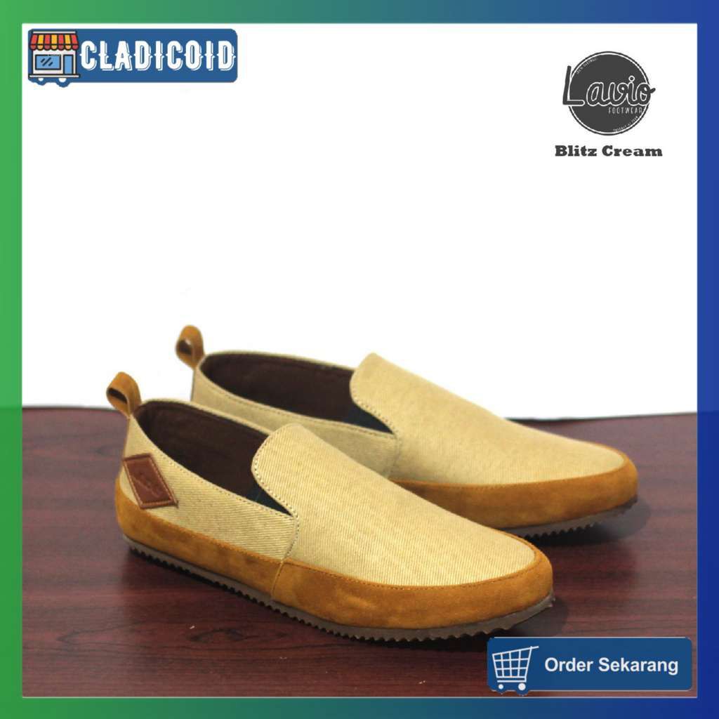 SLIP ON PRIA MODEL SPORTY LAVIO BLITZ ORIGINAL. SLIP ON KEREN