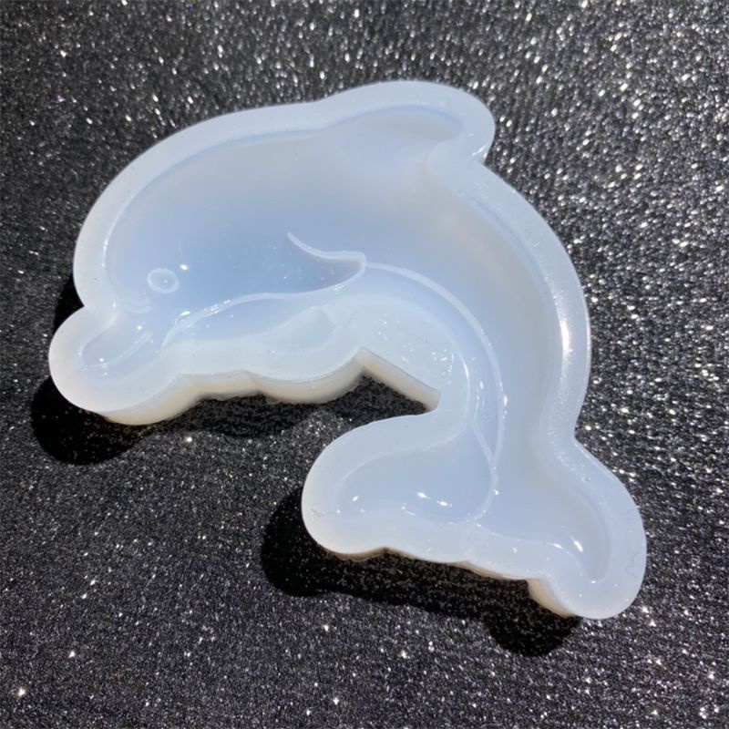 SIY  Crystal Epoxy Resin Mold Dolphin Pendant Casting Silicone Mould DIY Crafts Jewellry Making Tools