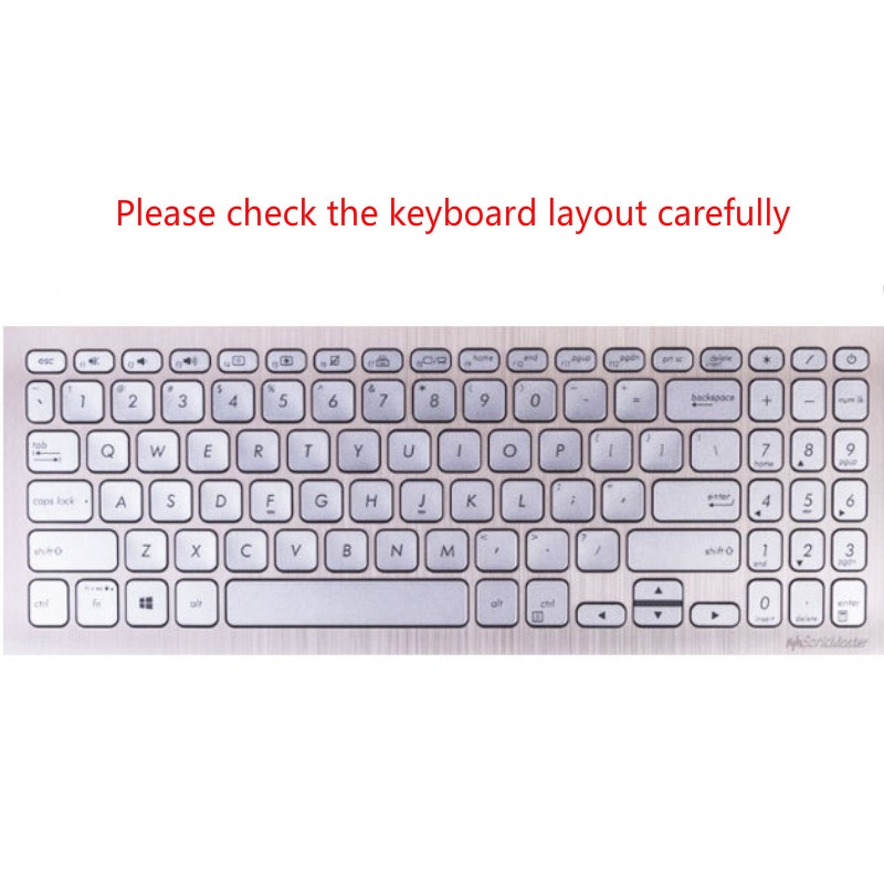 Fit For 15.6inch ASUS Y5200 I5 Soft Ultra-thin Silicone Laptop Keyboard Cover Protector