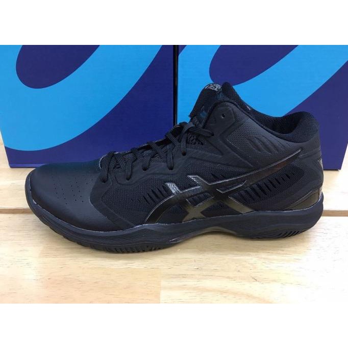 Sepatu Basket Voli Volly Volley Asics Gel Hoop V12 Black Original