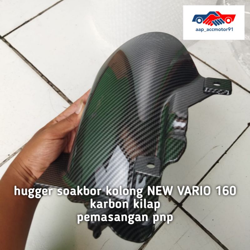 hugger spakbor kolong pnp NEW VARIO 160 karbon