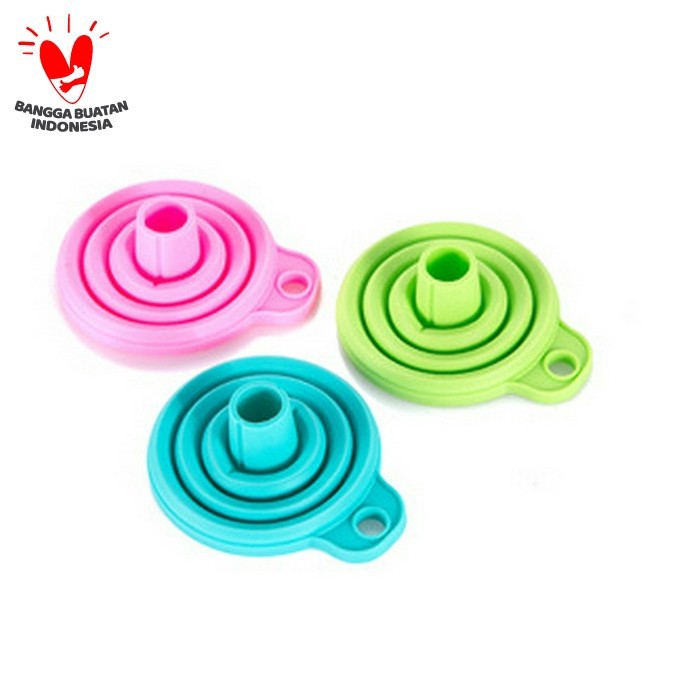 Corong AIR LIPAT Minyak Silikon - Silicone Portable Collapsible Mini Food Grade